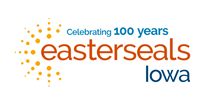 Celebrating 100 years Easterseals Iowa logo